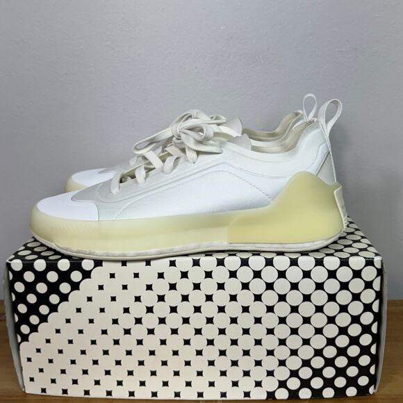 New Adidas by Stella McCartney ASMC Treino Sneakers in White Women's Size 7.5 - Picture 4 of 10